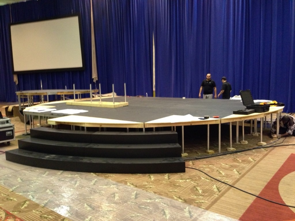 29 ft Round Stage Platform - Round Stage Rental Malaysia by CK Stage Rental King