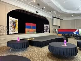 Ballroom Round Stage Platforms - CK Stage Rental King Malaysia