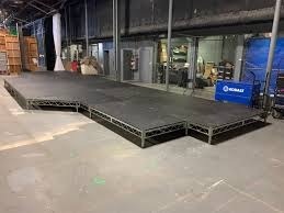 Industrial Indoor Stage With Steps - CK Stage Rental King Malaysia