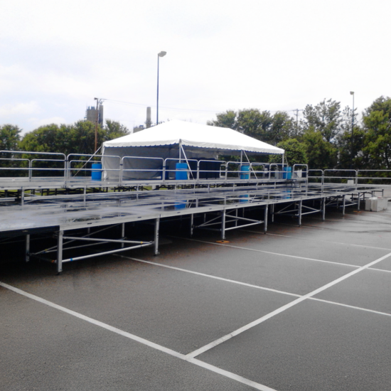 Large Multi-Tier Event Stage - CK Stage Rental King Malaysia