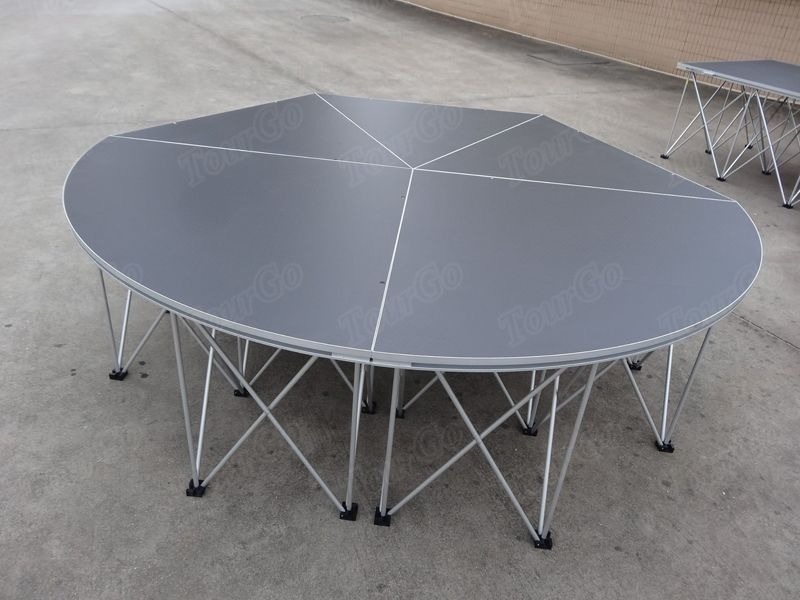 Mobile Round Stage Platform - Round Stage Rental Malaysia by CK Stage Rental King