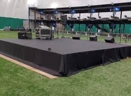 Outdoor Black Stage Platform - CK Stage Rental King Malaysia