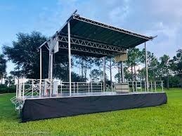 Roofed Outdoor Stage Platform - CK Stage Rental King Malaysia